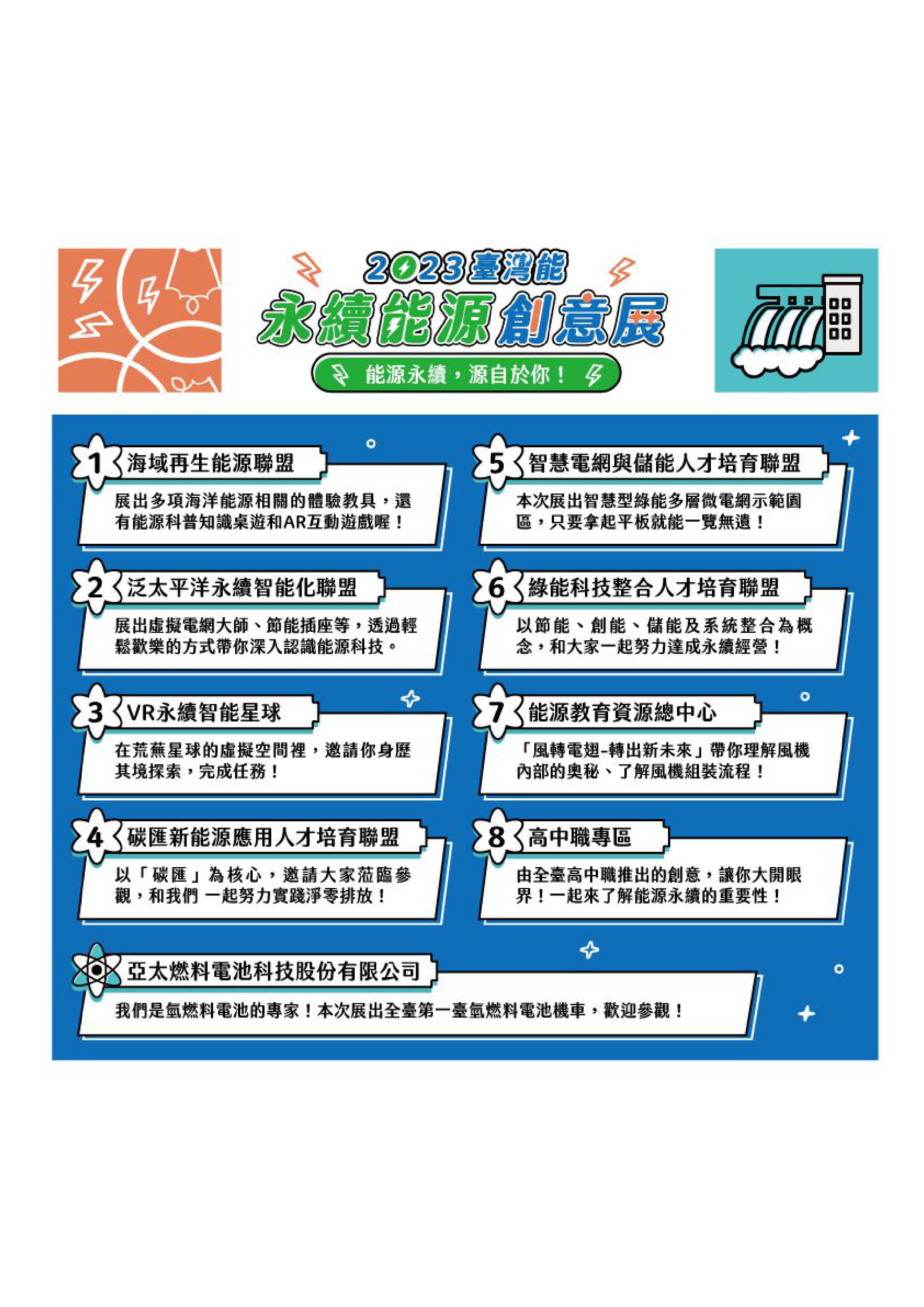 「2023臺灣『能』-永續能源創意展」活動文宣2
