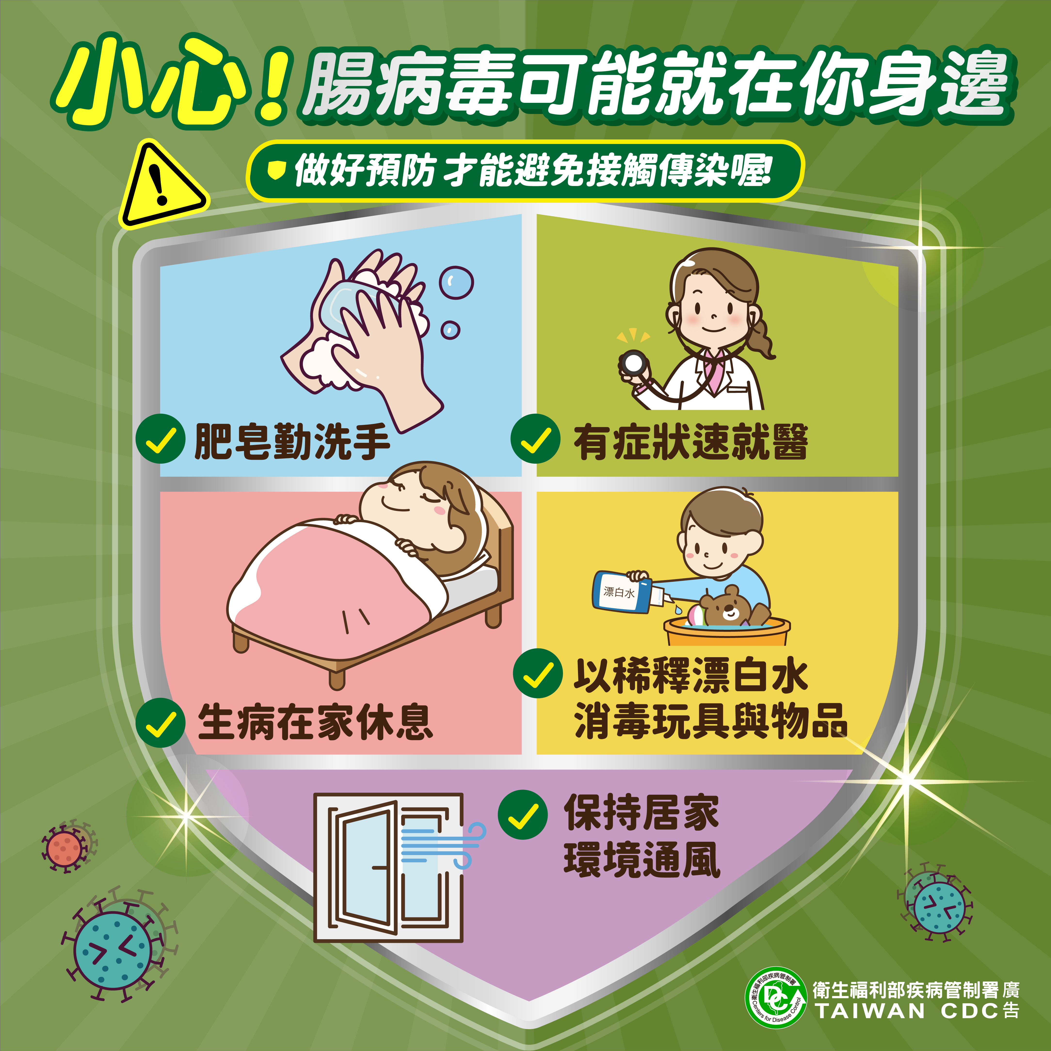 小心腸病毒可能就在你身邊