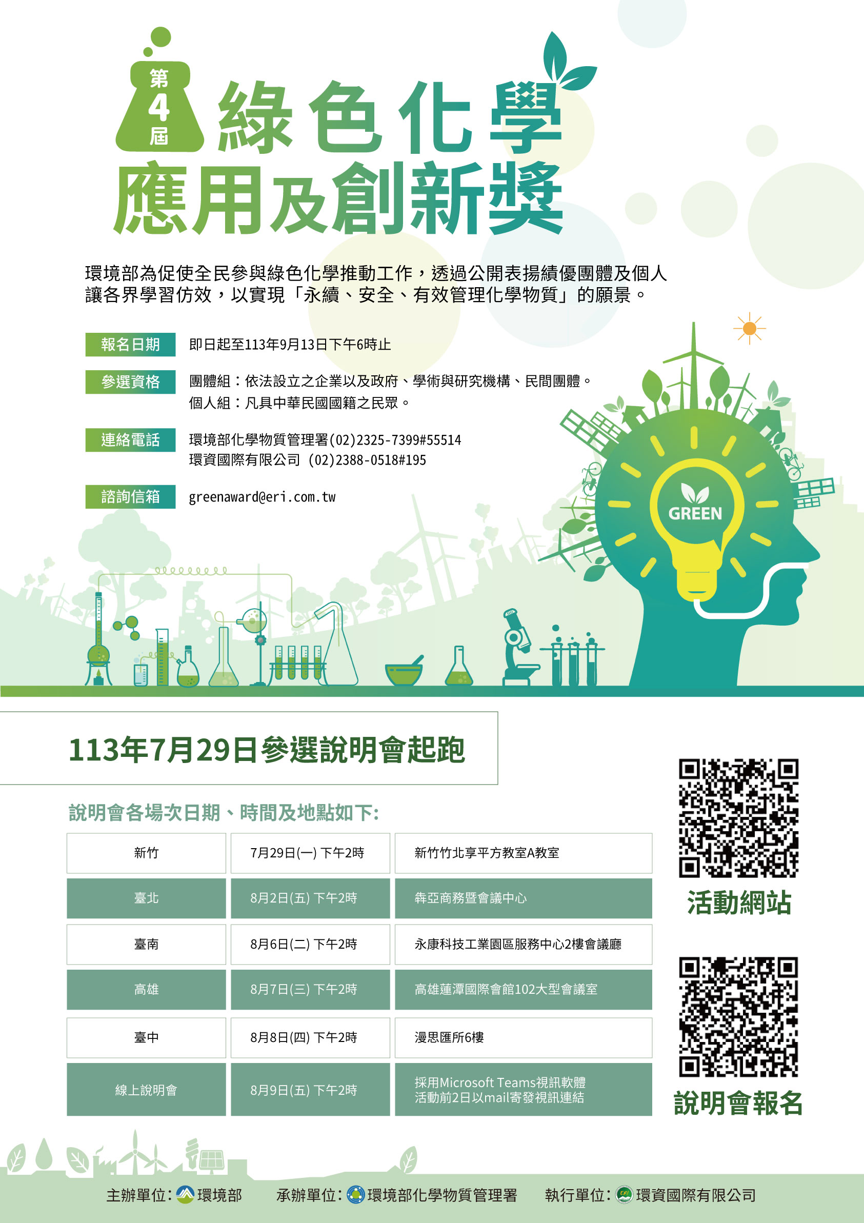 第4屆綠色化學應用及創新獎